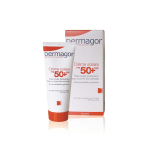 کرم ضد آفتاب بی رنگ SPF50 درماگور Dermagor