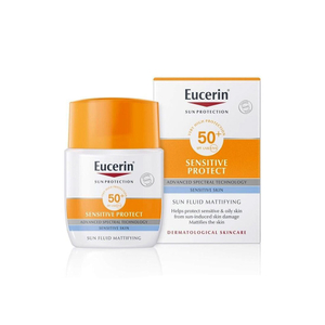 فلوئید ضد آفتاب مات کننده SPF50 پوست حساس اوسرین EUCERIN