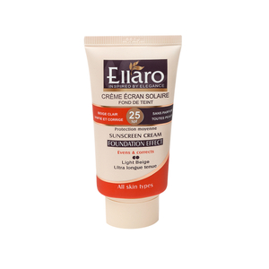 کرم ضد آفتاب کرم پودری SPF25 الارو ELLARO