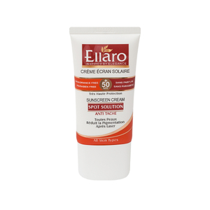 کرم ضد آفتاب و ضد لک اسپات سولوشن SPF50 الارو ELLARO