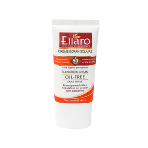 کرم ضدآفتاب فاقد چربی SPF50 الارو Ellaro