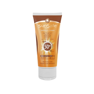 کرم ضد آفتاب فاقد چربی رنگی SPF50 سان سیف