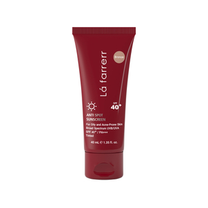 کرم ضد آفتاب و ضد لک رنگی SPF40 لافارر مناسب پوست چرب و مستعد آکنه40میل