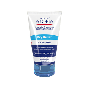 ژل بهداشتی بسیار ملایم ژنیتال آردن اتوپیا مدل درای ریلیف مناسب پوست خشک و خیلی خشک 150 میل