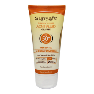 تصویر فلوئید ضد آفتاب فاقد چربی SPF50 سان سیف مناسب پوست چرب مدل ACNE-FLUID تصویر فلوئید ضد آفتاب فاقد چربی SPF50 سان سیف مناسب پوست چرب مدل ACNE-FLUID