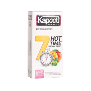 کاندوم تاخیری کاپوت مدل 7Hot Time بسته 12عددی