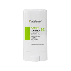 ضدآفتاب استیکی اکتی ویت SPF50 ویتالیر مناسب پوست چرب و مختلط
