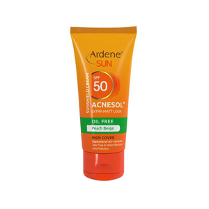 کرم ضد آفتاب فاقد چربی رنگی SPF50 آردن مدل آکنه سل 50میل