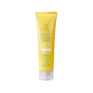 کرم ضدآفتاب بی رنگ spf50 سینره مناسب پوست چرب 50میل