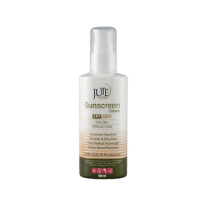 کرم ضد آفتاب بی رنگ ژوت با SPF50 مناسب پوست چرب