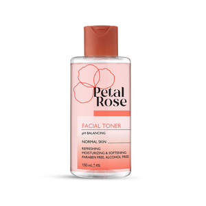 تونر صورت مناسب پوست نرمال پتال رز  150میل