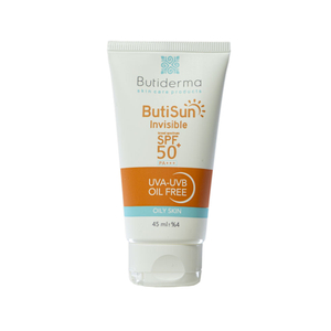 کرم ضد آفتاب بی رنگ SPF50 بیوتی درما مناسب پوست چرب45میل