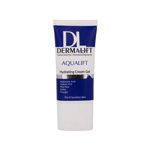 کرم ژل آبرسان درمالیفت مدل Aqualift مناسب پوست خشک و حساس
