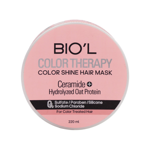 ماسک مو بدون سولفات بیول مدل Color Therapy مناسب موی رنگ شده 220میل