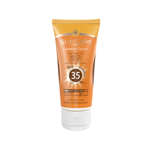 کرم ضد آفتاب رنگی فاقد چربی SPF35 سان سیف