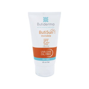 کرم ضد آفتاب بی رنگ SPF50 بیوتی درما مناسب پوست چرب45میل