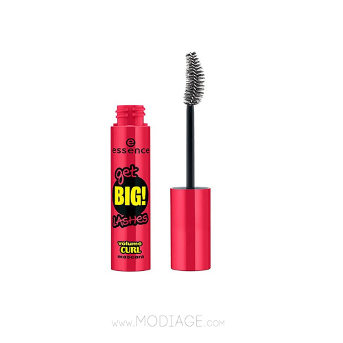 ریمل حجم دهنده و حالت دهنده بیگ لشز اسنس essence get big lashes volume curl mascara