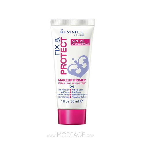کرم پایه صورت مچ پرفکشن فیکس اند پروتکت ریمل لاندن  Rimmel London Match Perfect Fix & Protect Primer