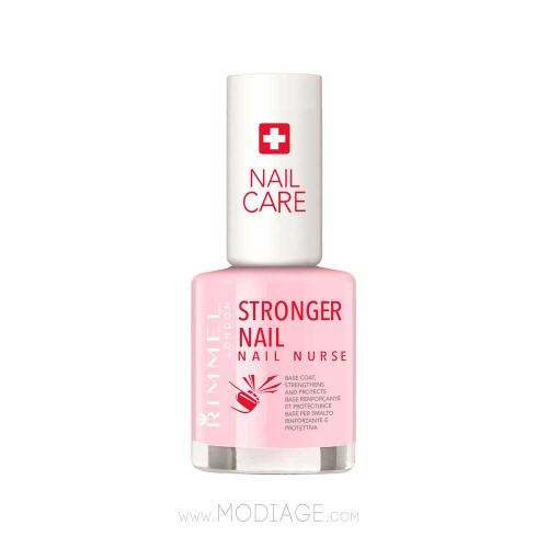 لاک تقویت کننده تاپ کت و پایه ریمل لاندن_Rimmel London Nail Nurse Nail Base & Top Coat