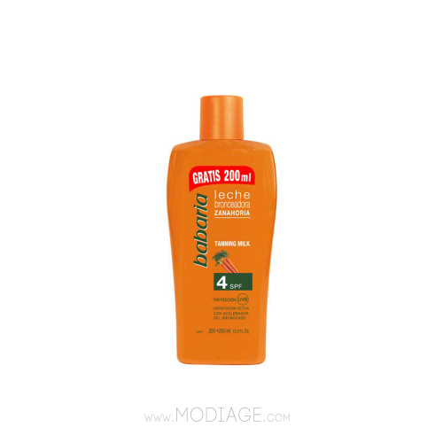 شیر برنزه هویج SPF4 باباریا Babaria