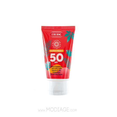 کرم ضد آفتاب SPF 50 ببک BBK