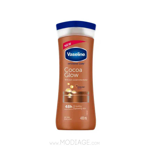کرم مرطوب کننده و درخشان کننده بدن Cocoa Glow وازلین Vaseline