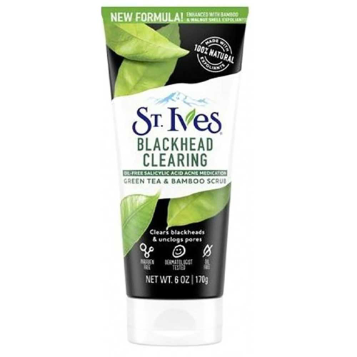 اسکراب جوش های سر سیاه حاوی عصاره چای سبز سینت ایوز St.Ives	
