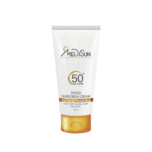 ضد آفتاب رنگی با SPF50 مدیسان MEDISUN