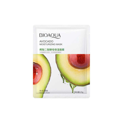ماسک صورت ورقه ای آووکادو بیوآکوا BIOAQUA
