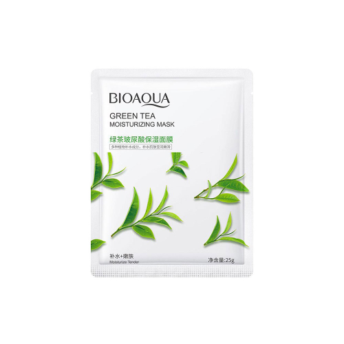 ماسک ورقه ای پپتاید و چای سبز بیوآکوا Bioaqua