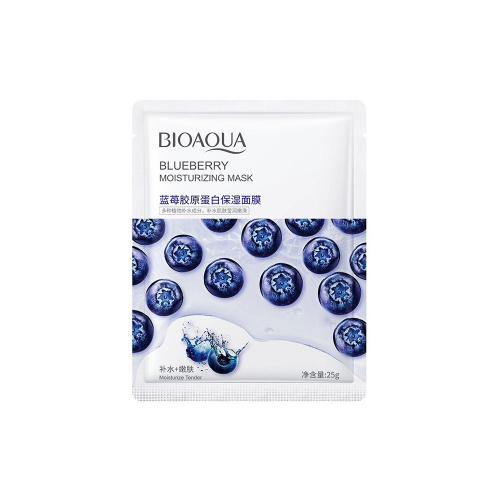 ماسک صورت ورقه ای بلوبری بیواکوآ BIOAQUA