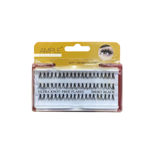 مژه مصنوعی تکی 3D بدون گره کوتاه کد 507 امپل AMPLE