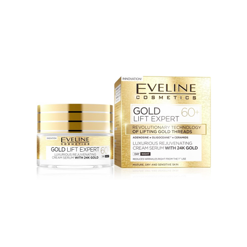 کرم روز و شب GOLD LIFT EXPERT +60 اولاین EVELINE