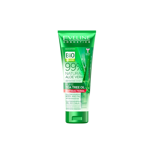ژل آنتی باکتریال 99% NATURAL ALOE VERA اولاین EVELINE