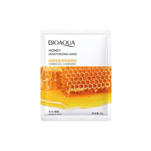 ماسک صورت ورقه ای مرطوب کننده عسل بیوآکوا BIOAQUA