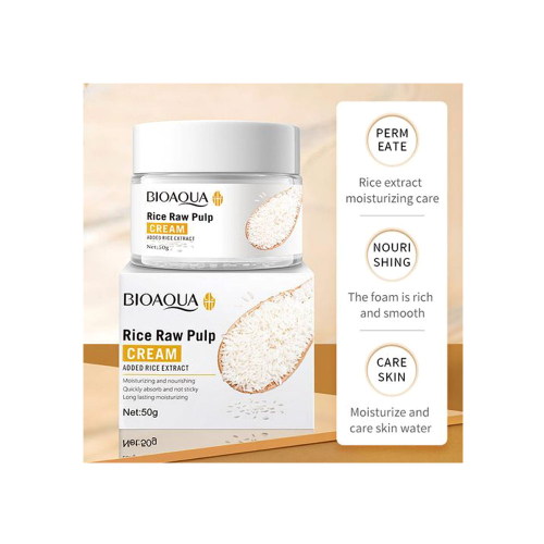 کرم صورت برنج بیوآکوا BIOAQUA