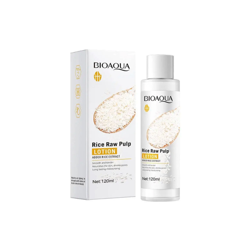 لوسیون دست و صورت روشن کننده برنج بیوآکوا BIOAQUA