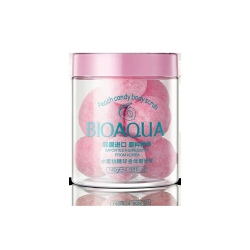 اسکراب توپی بدن هلو بیوآکوا BIOAQUA