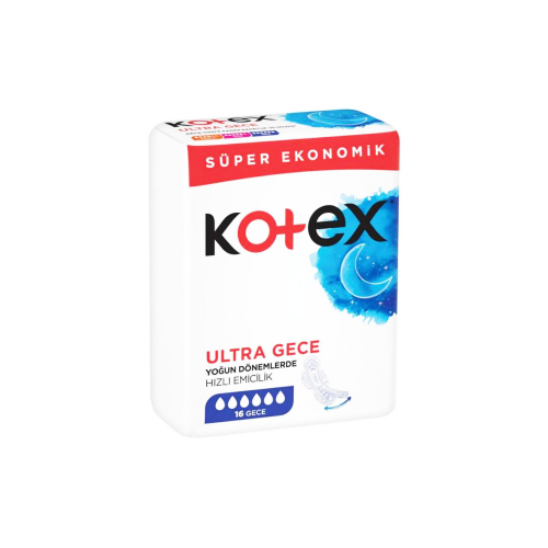 نوار بهداشتی ULTRA GECE بسته 16 عددی کوتکس KOTEX