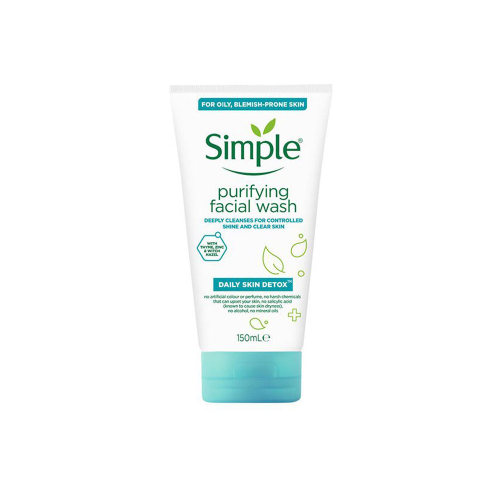شوینده کرمی پوست چرب سیمپل Simple