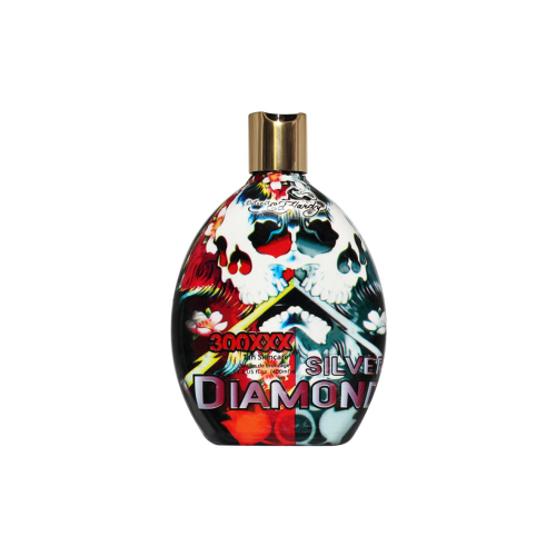 لوسیون سولاریوم 300XXX مدل DIAMOND SILVER ادهاردی ED HARDY