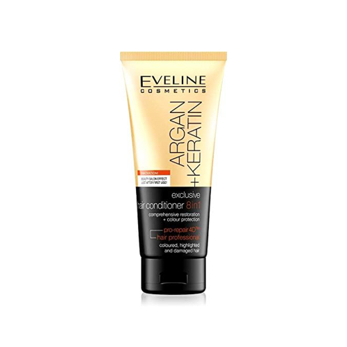 نرم کننده مو 8 در 1 ARGAN KERATIN اولاین EVELINE