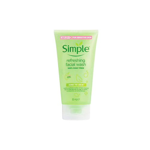 ژل شستشوی صورت 50میلی لیتر REFRESHING سیمپل SIMPLE