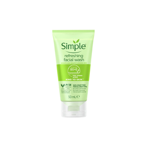 ژل شستشوی صورت 50میلی لیتر REFRESHING سیمپل SIMPLE