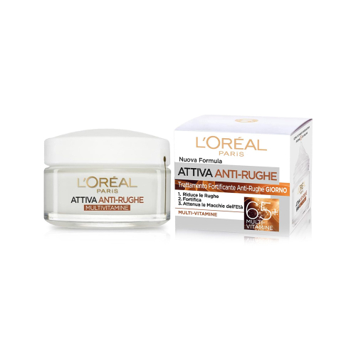 کرم ضد چروک مولتی ویتامین ATTIVA ANTI-RUGHE +65 لورآل LOREAL