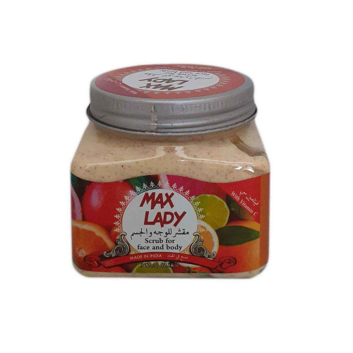  اسکراب صورت و بدن پرتقال مکس لیدی MAX LADY