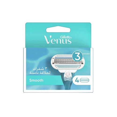 تیغ یدک خودتراش ونوس سه تیغه SMOOTH ژیلت GILLETTE