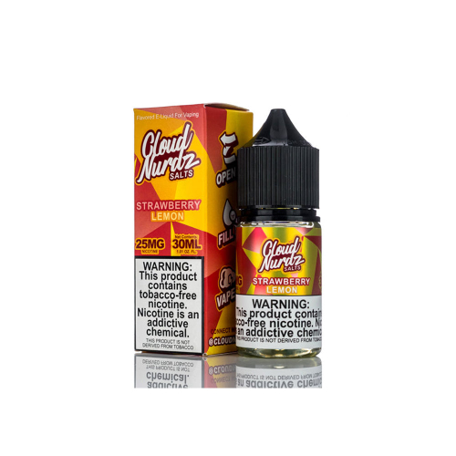 سالت نیکوتین لیمو و توت فرنگی 25mg/ml کلود نوردز CLOUD NURDZ