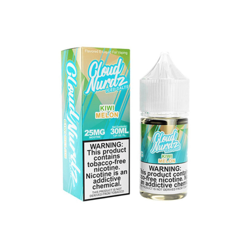 سالت نیکوتین کیوی، ملون و یخ 25mg/ml کلود نوردز CLOUD NURDZ