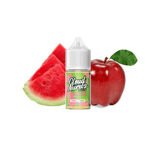 سالت نیکوتین هندوانه و سیب 25mg/ml کلود نوردز CLOUD NURDZ